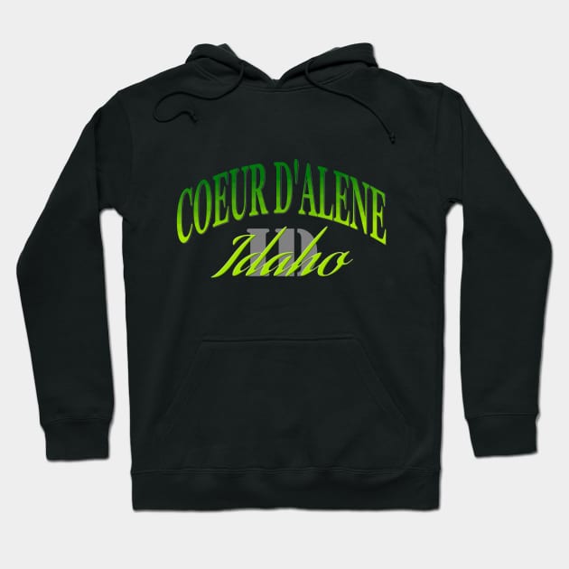 City Pride: Coeur d'Alene, Idaho Hoodie by Naves